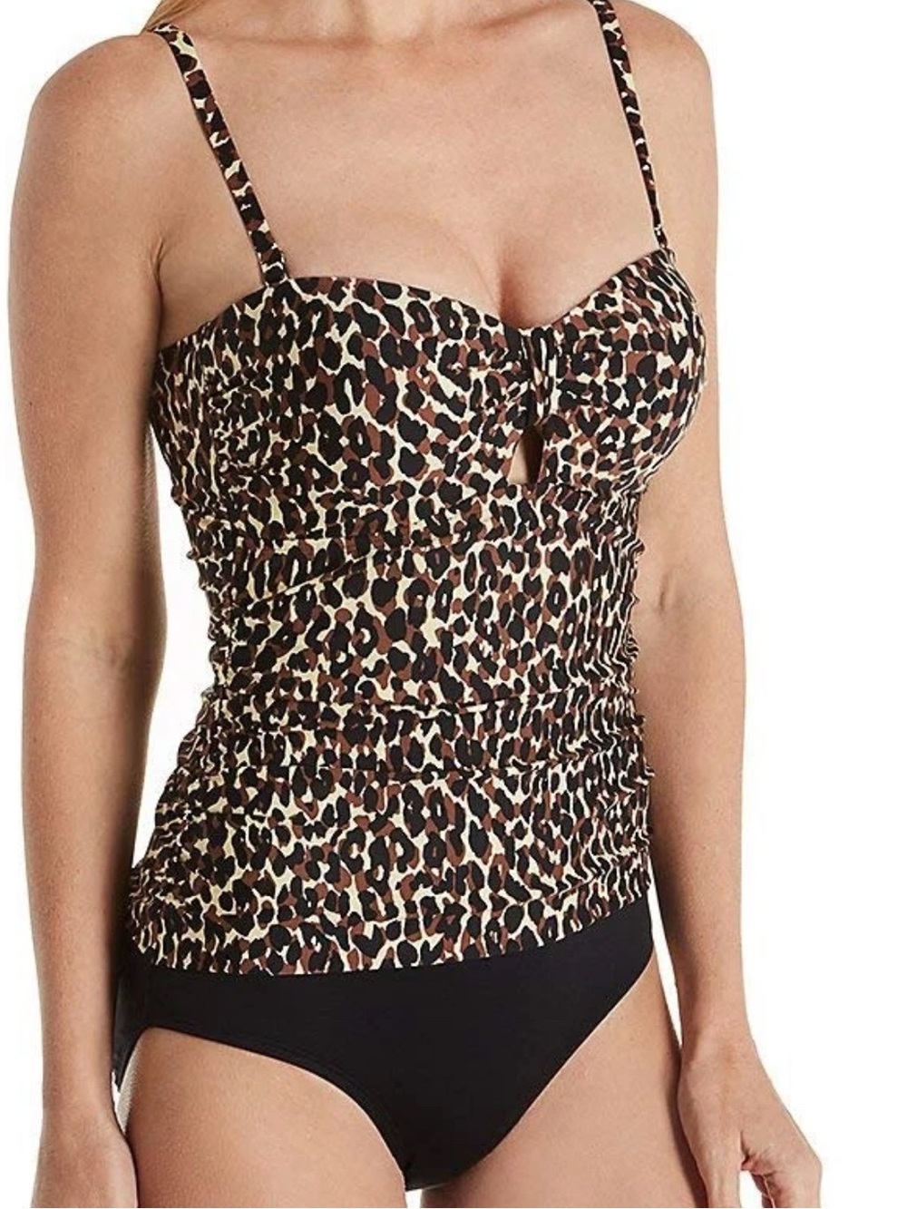 Jantzen One Piece Swimsuit w Tummy‎ Control Animal Print Women’s Size 10